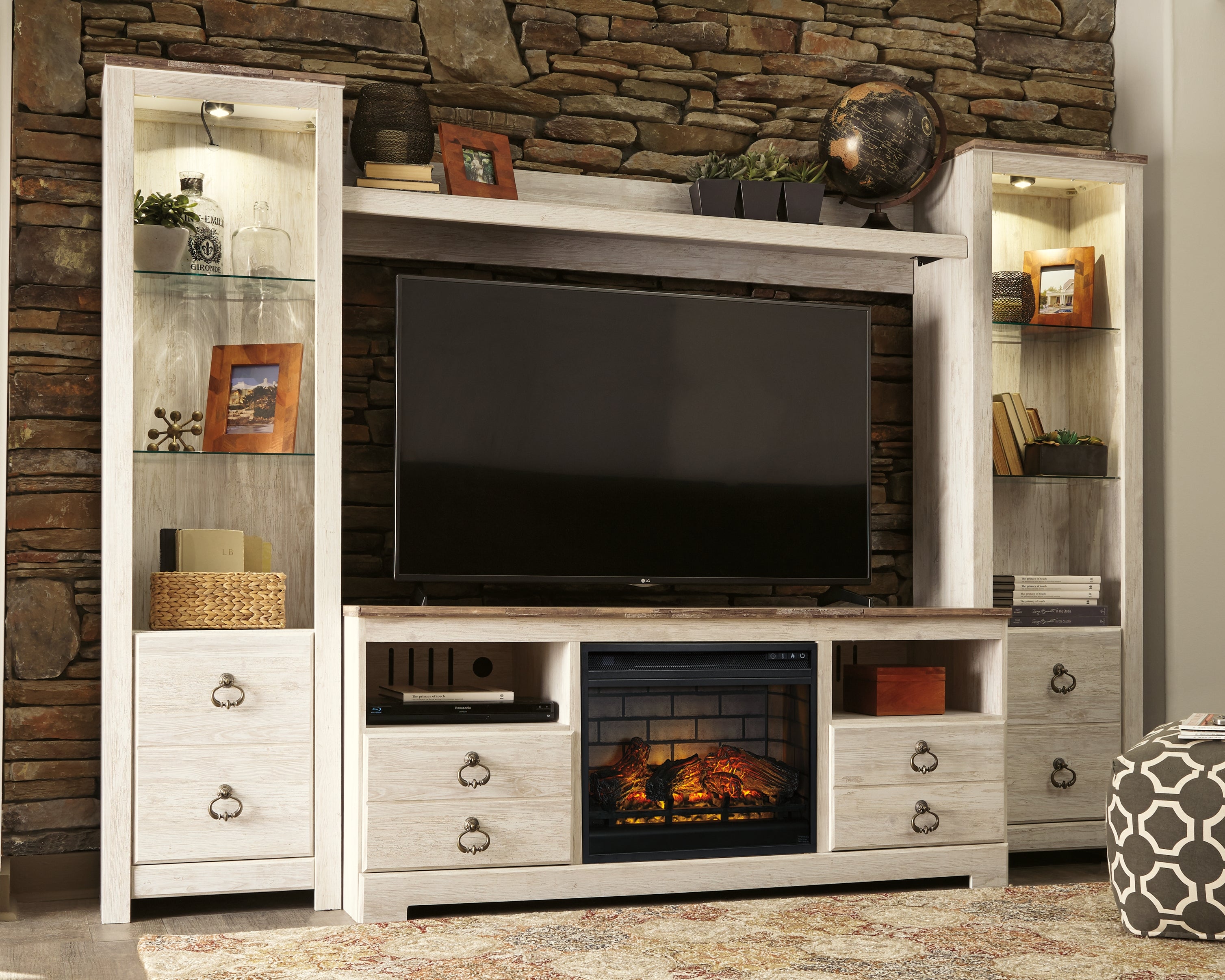 Willowton Entertainment Center Ashley Furniture