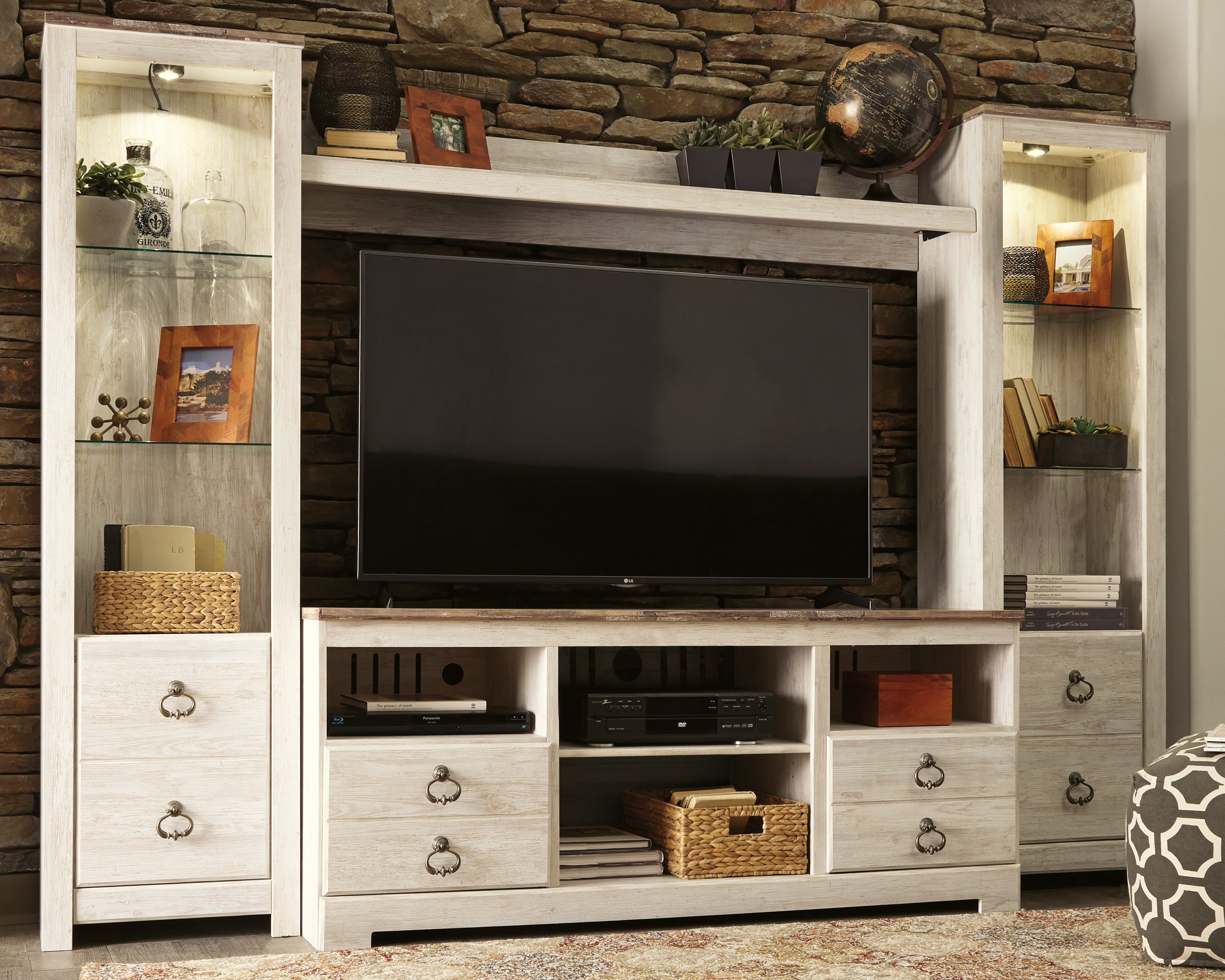 Willowton Entertainment Center Ashley Furniture