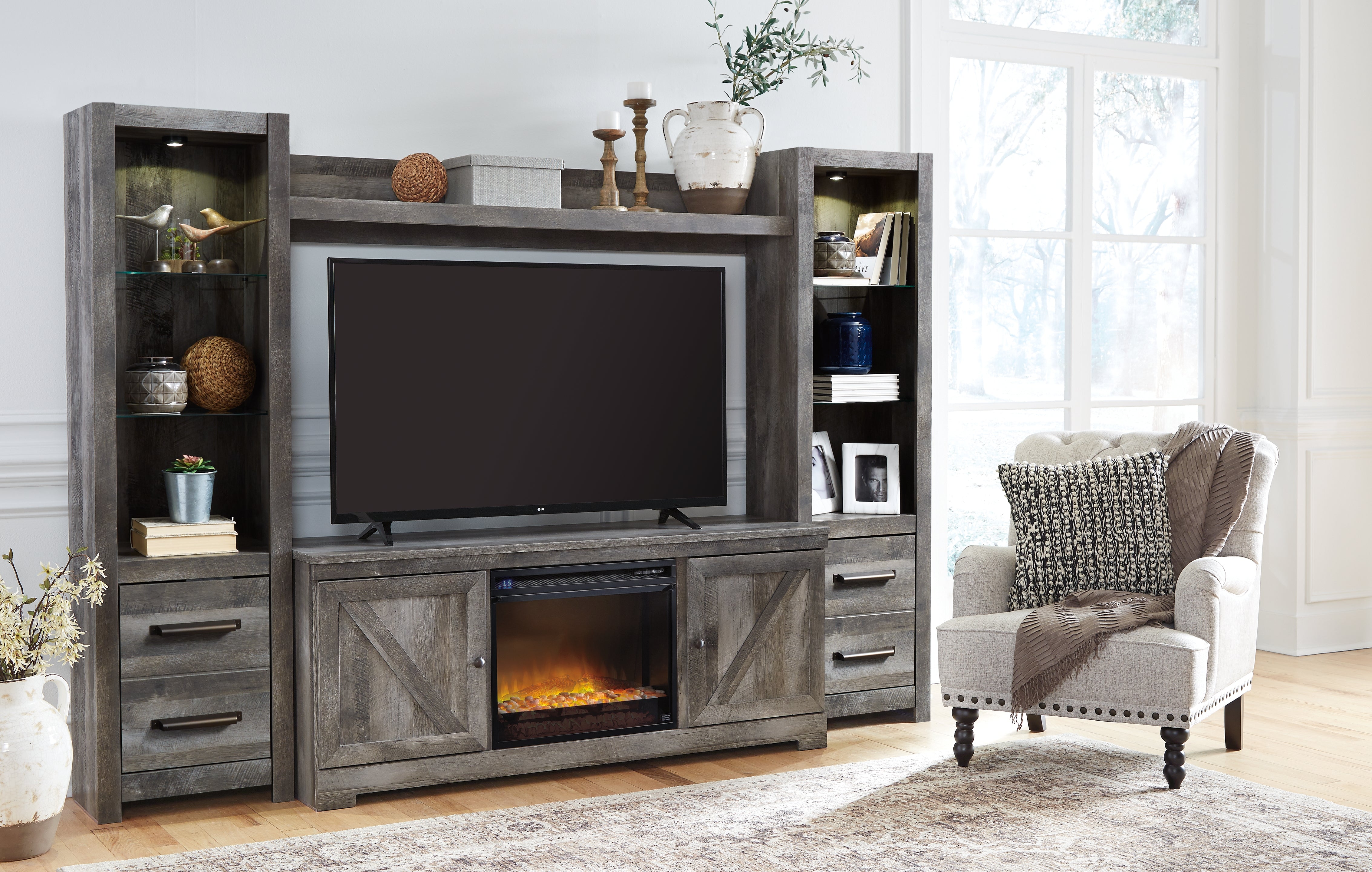 Wynnlow Entertainment Center Ashley Furniture